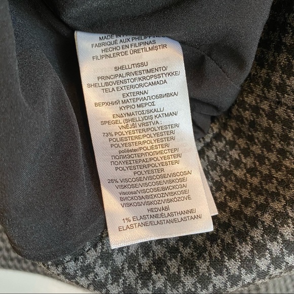 LAUREN RALPH LAUREN Houndstooth Dress Jacket Blazer NWOT - Picture 7 of 11